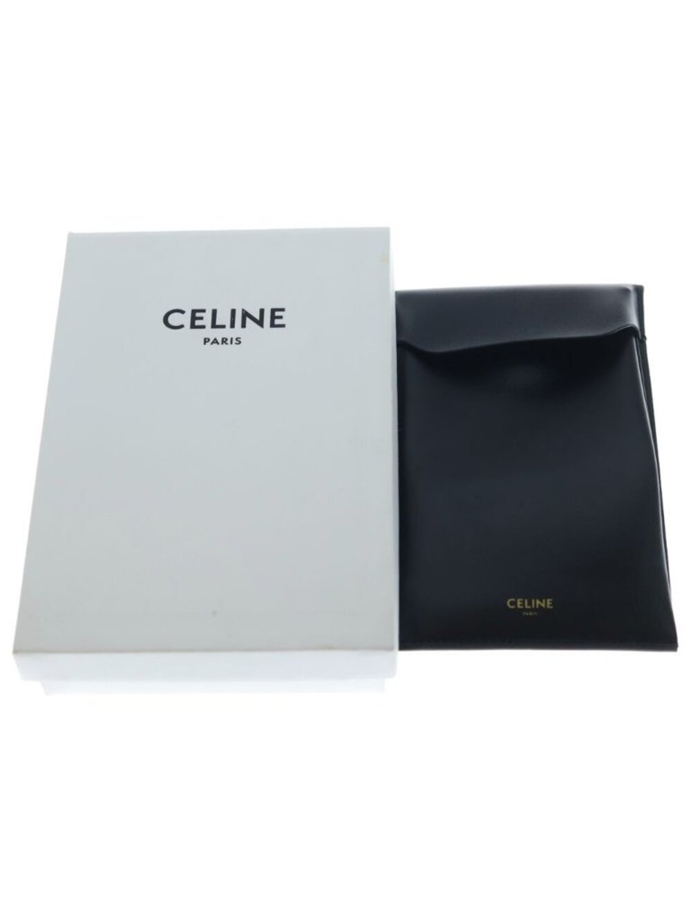Celine Triomphe Rhinestone Pendant Chain Gold - Picture 6 of 6